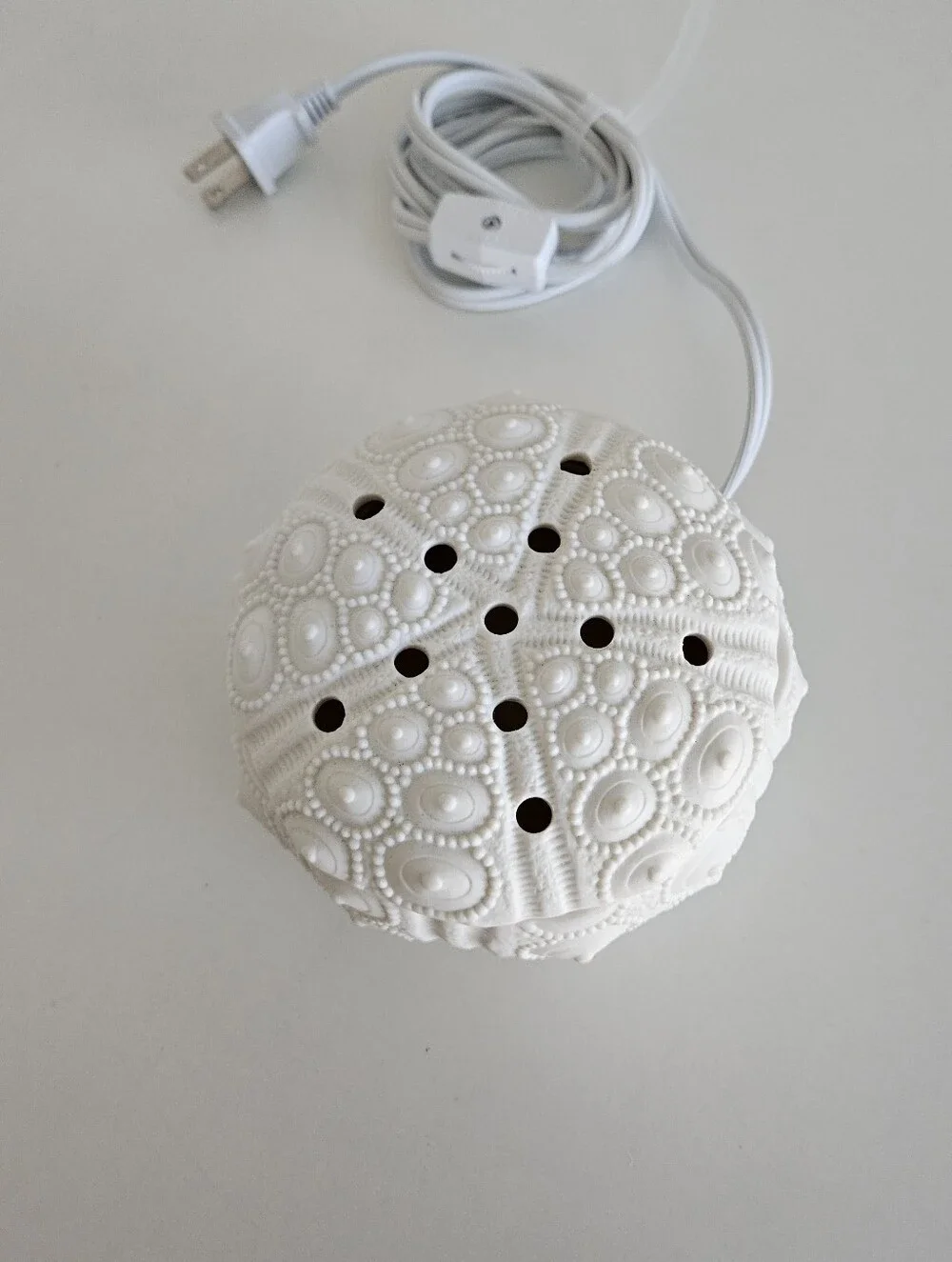 NEW Scentsy Sea Urchin Element Wax Warmer Ceramic Coastal Beach Nautical Ocean
